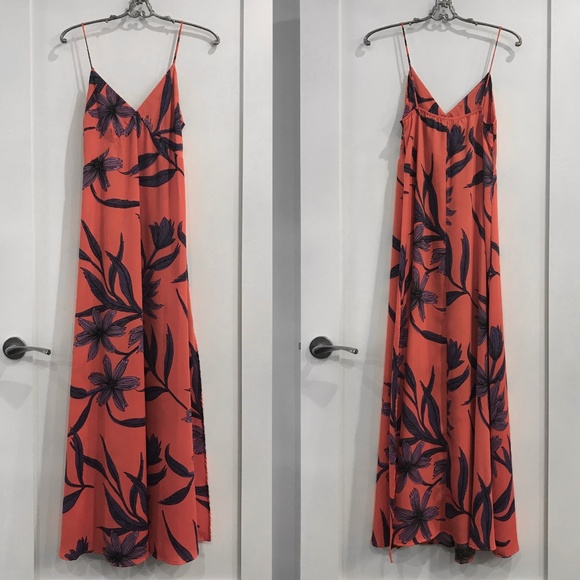 ❌SOLD❌MEGHAN LA Begonia Leaf Slip Maxi Dress - Picture 6 of 7